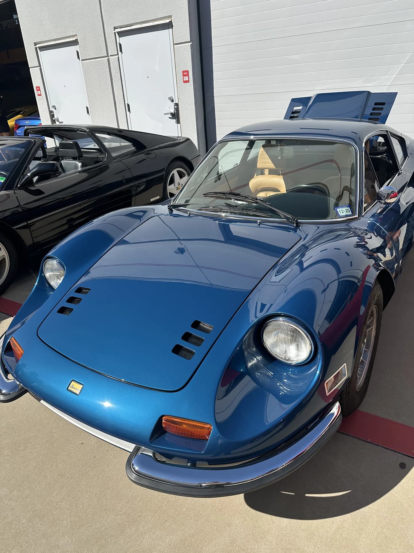 Blue classic Porsche from the Sick of Hail vehicle photo library