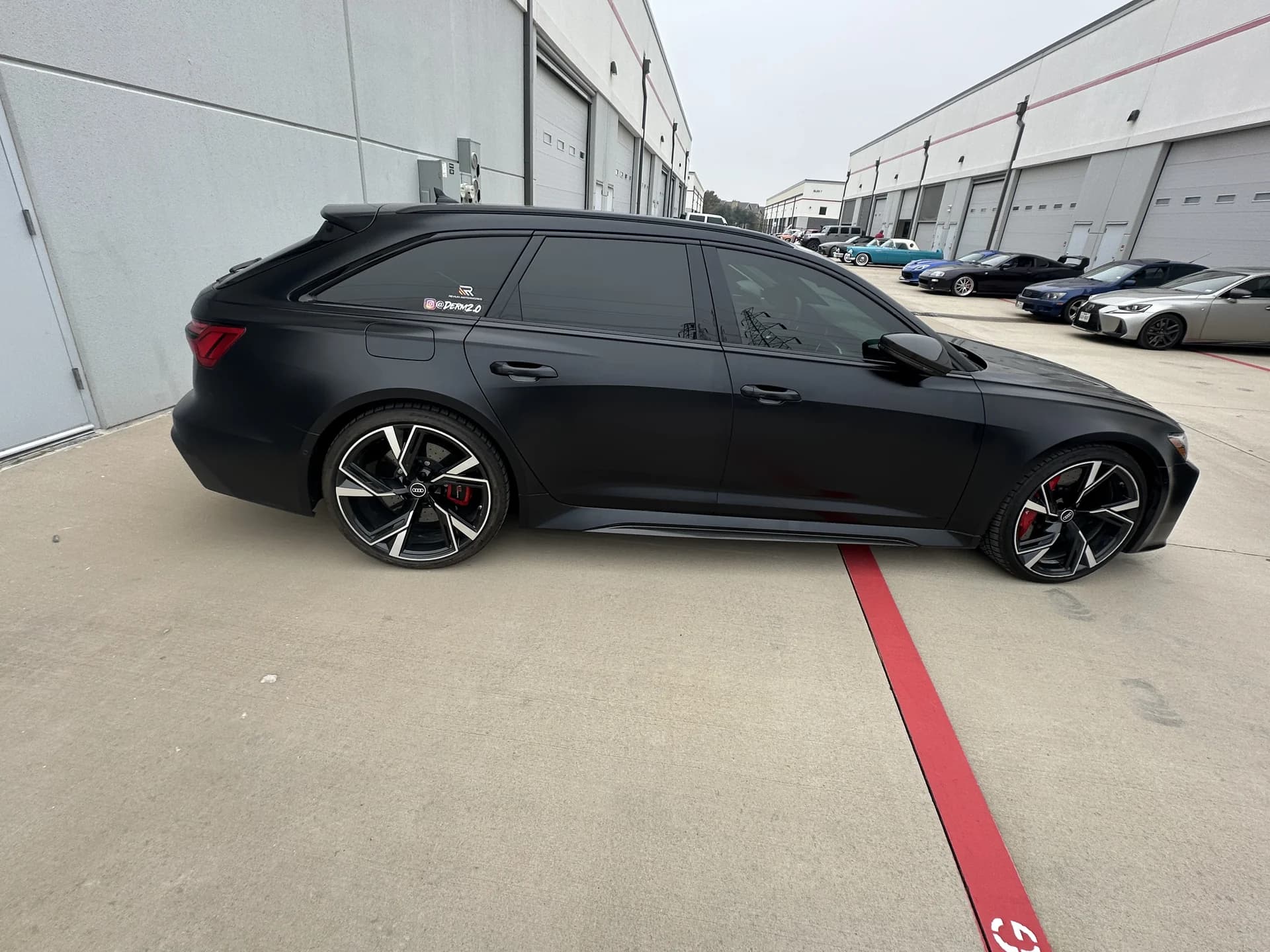 Black Lexus in the vehicle photo library